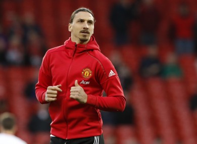 The Swedish striker spent just one year at Old Trafford.