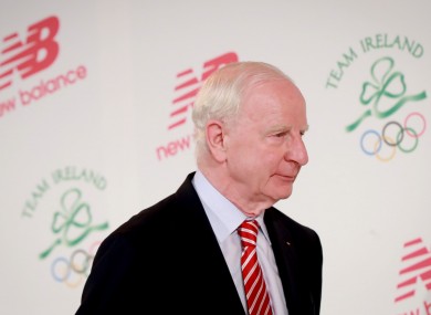 Former OCI president Pat Hickey has returned to Ireland on bail.