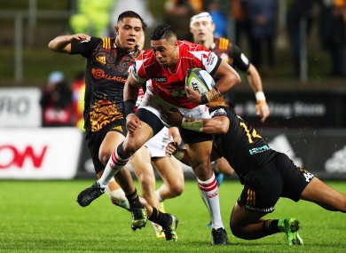Tupou in action for his club.
