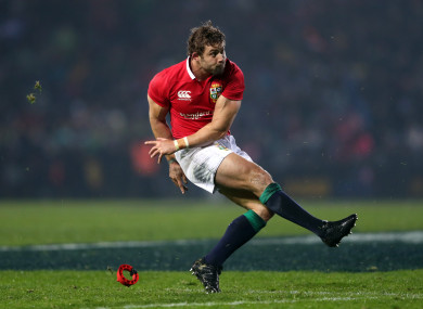 Halfpenny in action with the Lions this summer.