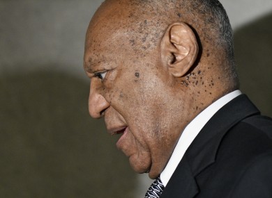 Bill Cosby departs Montgomery Courthouse in June as jury deliberations were ongoing.