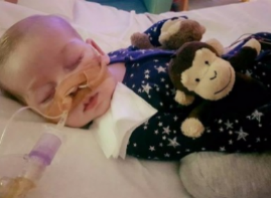 Ten-month-old baby Charlie Gard.
