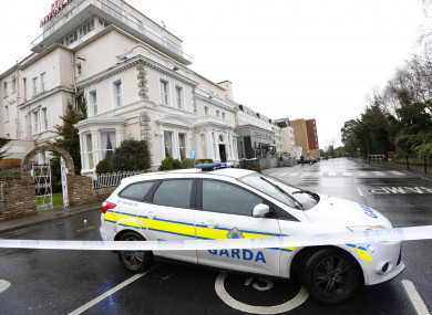 Pictured is the Regency Hotel where David Byrne was killed in February last year.