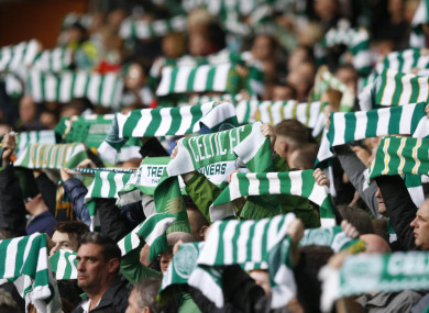 Celtic fans (file pic).