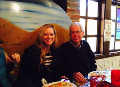 Molly Corbett and her father Thomas Martens