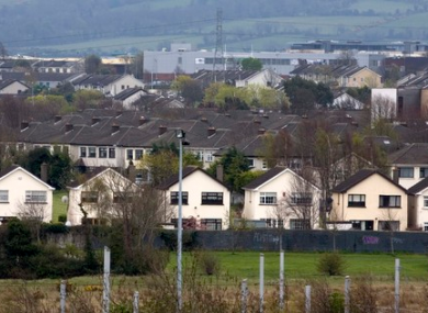 Houses in west Dublin.