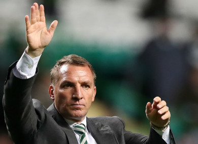 Celtic manager Brendan Rodgers.