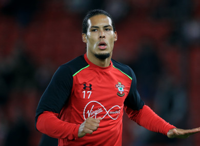 Southampton defender Virgil van Dijk wants out of St Mary's.