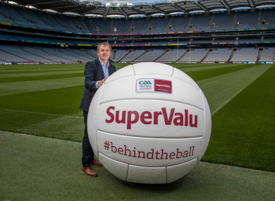 Peter Keane is part of SuperValu's #BehindTheBall campaign.