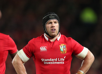 O'Brien featured in all three Tests and was one of the Lions' outstanding performers.