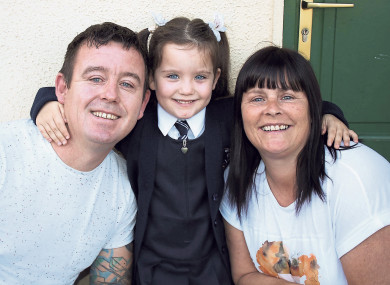 Ger and Noreen Thompson with their daughter