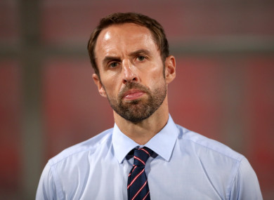 England's manager Gareth Southgate during the 2018 FIFA World Cup Qualifying, Group F match at the National Stadium, Ta' Qali.