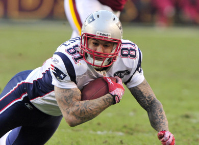 Aaron Hernandez (file pic).