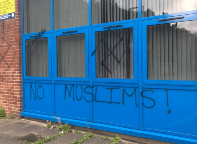 Local councillor George Dorrian condemned the racism.