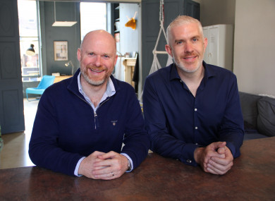 Tyrrell with his Rubicoin co-founder Emmet Savage.