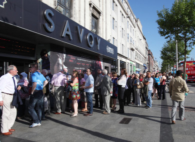 The Savoy Cinema on Dublin's O'Connell Street.