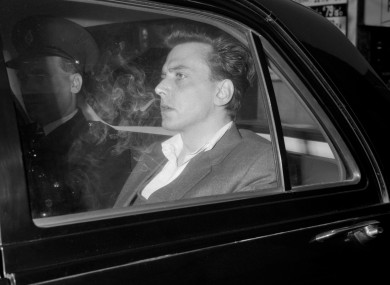 Moors Murderer Ian Brady while in police custody in 1965.