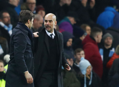 Mauricio Pochettino and Pep Guardiola