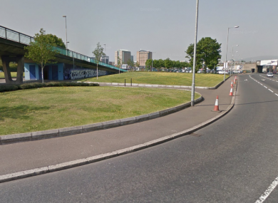 The incident happened on Middlepath Street in east Belfast.