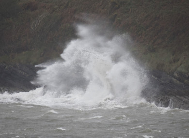 Hurricane Ophelia in Kinsale.