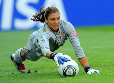 Hope Solo spoke at the One Zero conference in Dublin this week.