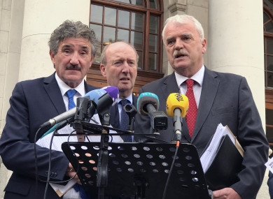 Independent Alliance members John Halligan, Shane Ross and Finian McGrath