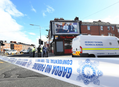 The scene of the shooting in April of last year.