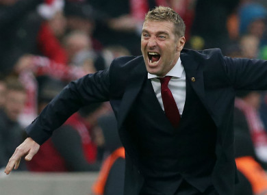 Spartak Moscow coach Massimo Carrera.