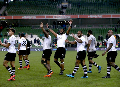 Fiji pushed Ireland all the way at the Aviva.