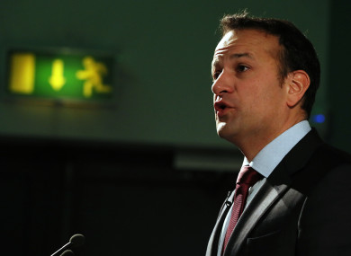 Leo Varadkar at the launch of a national conversation on the Future of Europe at the Science Gallery in Dublin earlier this week.