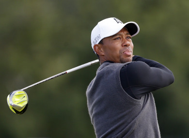 Tiger Woods (file pic).