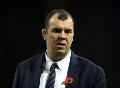 Michael Cheika (file pic).