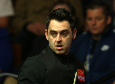 Ronnie O'Sullivan (file pic).