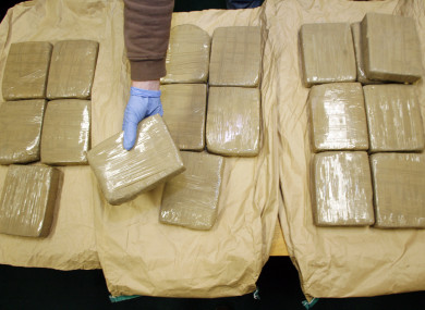 Stock photo of a heroin seizure in Dublin in 2008.