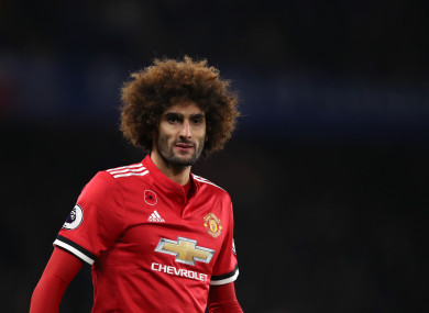 Marouane Fellaini (file pic).