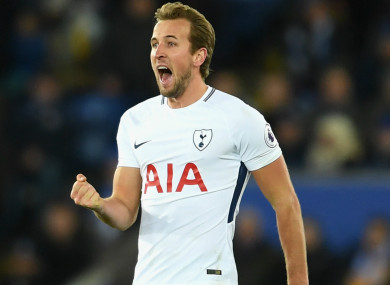 Totttenham striker Harry Kane.