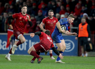 Larmour's fourth try of the season sealed an entertaining derby.