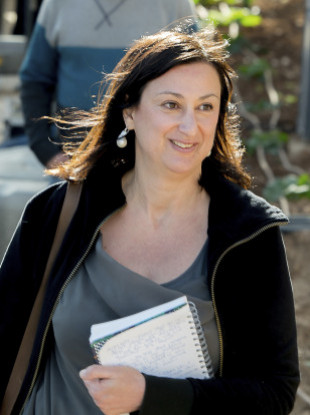 Daphne Caruana Galizia was killed in a car bomb in October