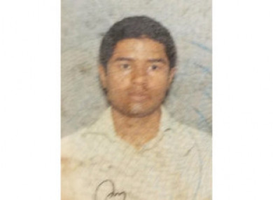 This photo from a 2011 driver's license shows Akayed Ullah, the suspect in the explosion near New York's Times Square today.