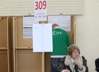 Voting in the 2016 general election.