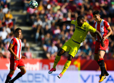 Cedric Bakambu in action for Villarreal