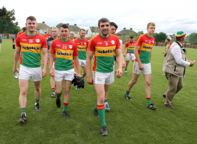 Turlough O'Brien's Carlow side enjoyed an extensive championship campaign last year.