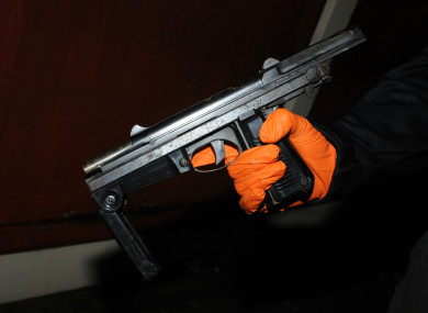 The gun which was seized.