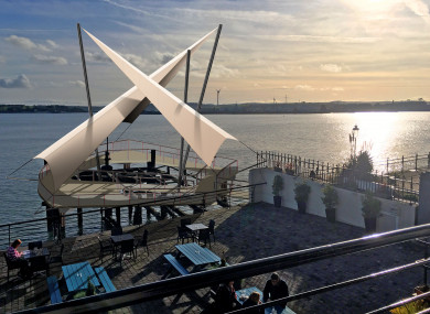 An artist's impression of what the pier will look like.