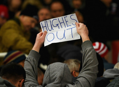 A Stoke fan calls for Mark Hughes to be sacked after defeat to Newcastle