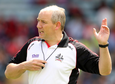 Cork manager Ronan McCarthy.