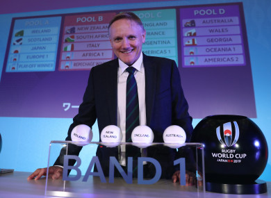 Joe Schmidt's side open their World Cup campaign against Scotland in September 2019.