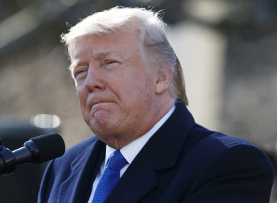 US President Donald Trump.