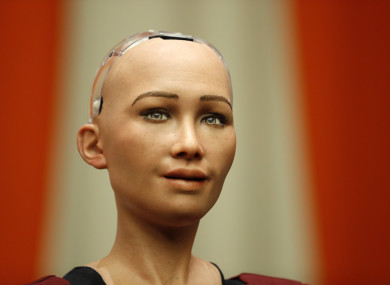 Sophia, a life-like humanoid robot made in the nUS.