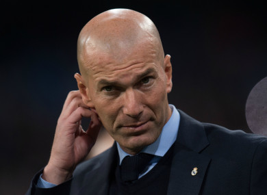 Zinedine Zidane is under increased pressure after Real Madrid lost to Leganes.